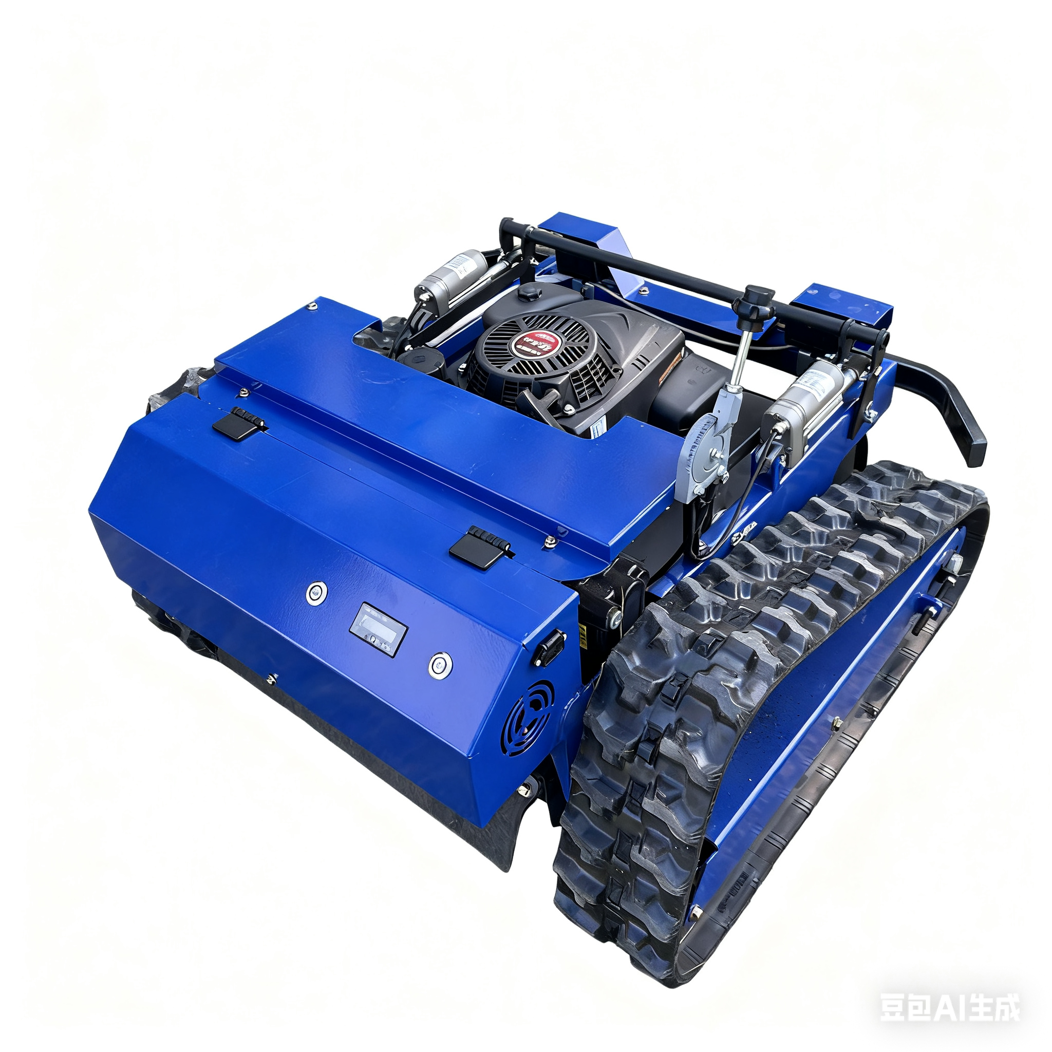 Y11-500 Blue Crawler Remote Control Lawn Mower