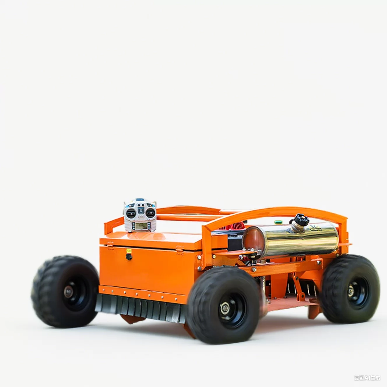 Y2-800mm Wide Wheel Flat Blade Remote Control Lawn Mower